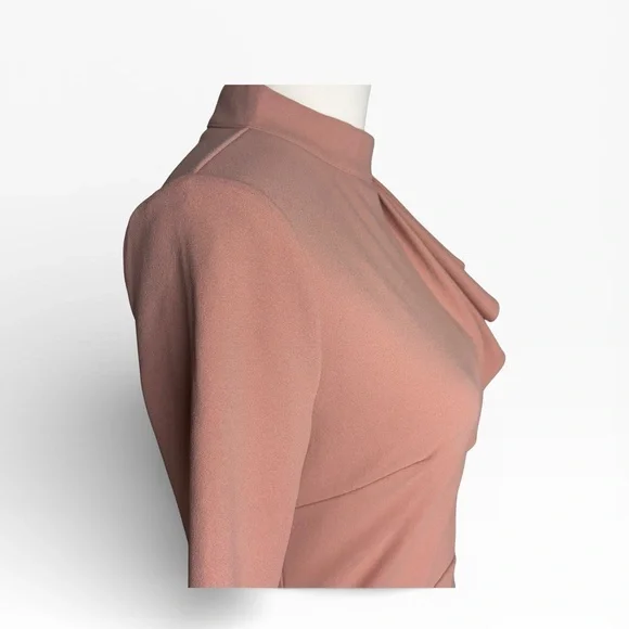 Miusol Blush Long Sleeve Ruffle Dress Size S - Picture 2 of 8